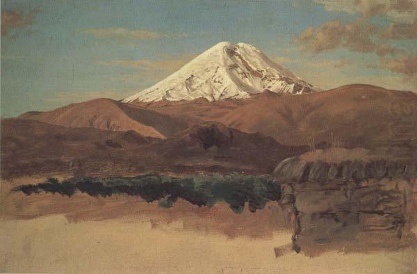 Frederic E.Church Mount Chimborazo,Ecuador china oil painting image